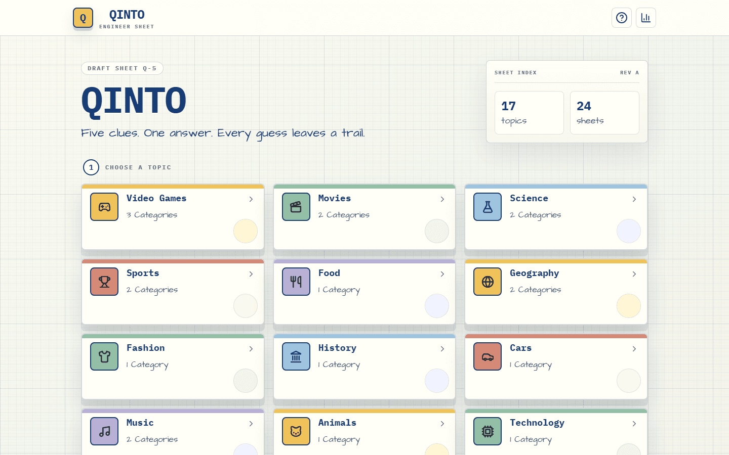 Qinto interface