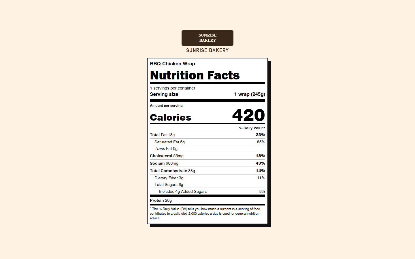 Screenshot of Shelf2Cart Nutrition QR